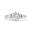 Round Brilliant Cut Solitaire Diamond Ring 1.07ct F I1 WGI Platinum