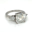 Solitaire diamond ring Square Emerald cut4.53