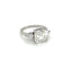 Solitaire diamond ring Square Emerald cut4.53