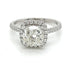 The solitare ring with Cushion cud Diamond 2.31 ct