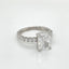 Solitaire ring with Radiant cut diamond 3.02 ct