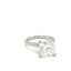 The Solitaire ring with Princess cut diamond 5.08 ct