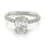 Solitaire Oval shape diamond ring 2.14ct