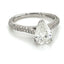 The Solitaire Pear shape diamond ring 1.5 ct