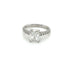 Solitaire diamond ring Radiant cut 2.01 ct