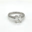 Solitaire diamond ring Radiant cut 2.01 ct