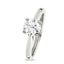 Round Brilliant Cut Solitaire Diamond Ring 1.1ct E VS2 GIA Platinum