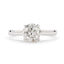 Round Brilliant Cut Solitaire Diamond Ring 1.53ct H I1 WGI 18K White Gold