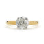 Round Brilliant Cut Solitaire Diamond Ring 1.64ct J I2 WGI 18K Yellow And White Gold