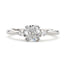 Cushion Cut Solitaire Diamond Ring 1.22ct E SI2 GIA 18K White Gold