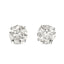 A pair of diamond Stud Earrings 3.07ct I SI2 WGI 18K white gold