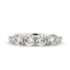Round Brilliant Cut 4-stone Diamond Ring 1.16ct I-J VS-SI WGI Platinum