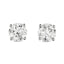 A pair of diamond Stud Earrings 1.47ct G-H SI2 WGI 18K white gold