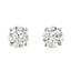 A pair of diamond Stud Earrings  3.07ct  I SI2 WGI 18K white gold