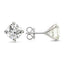 A pair of diamond Stud Earrings 0.62ct G-H SI1 WGI 18K white gold