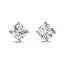 A pair of diamond Stud Earrings  0.61ct  G SI1-SI2 WGI 18K white gold