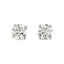 A pair of diamond Stud Earrings 0.47ct G-H SI1-SI2 WGI 18K white gold