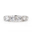 Round Brilliant Cut 4-stone Diamond Ring E-G SI1-SI2 WGI 18K white gold