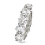 Round Brilliant Cut 5-stone Diamond Ring 2.57ct G-H SI1-SI2 18K white gold