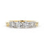 Round Brilliant Cut 4-stone Diamond Ring 1.07ct E-F SI1-SI2 WGI 18K Yellow And White Gold