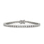 Diamond tennis bracelet 5.64ct G-H VS-SI WGI 18K white gold