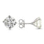 A pair of diamond Stud Earrings 2.41ct G I1 WGI 18K white gold