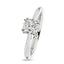 Cushion Cut Diamond 1.01ct F SI2 GIA Platinum Engagement Ring