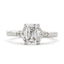 Emerald Cut Solitaire Diamond Ring 1.51ct G SI2 IGI 18K White Gold