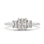 Radiant Cut Solitaire Diamond Ring 1ct G SI1 GIA 18K White Gold