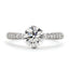 Round Brilliant Cut Solitaire Diamond Ring 1.52ct I SI1 WGI 18K White Gold