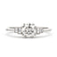 Round Brilliant Cut Solitaire Diamond Ring 0.93ct I SI1 WGI Platinum