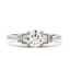 Round Brilliant Cut Solitaire Diamond Ring 0.9ct I VS2 WGI Platinum