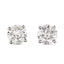 A pair of diamond Stud Earrings  1.84ct  G-H SI1  WGI 18K white gold