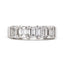 Emerald Cut 5-stone Diamond Ring 2.38ct E-F VVS-VS WGI Platinum