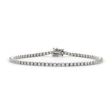 Diamond tennis bracelet 2.09ct G-H VS-SI WGI 18K white gold