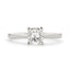 Radiant Cut Diamond 1.00ct H VS1 GIA Platinum Engagement Ring