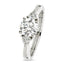 Round Brilliant Cut Solitaire Diamond Ring 1.15ct G VS2 WGI 18K White Gold