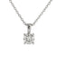 Diamond Pendant 0.53ct F SI1 set in 18k white gold