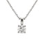 Diamond Pendant 0.53ct F SI2 set in 18k white gold