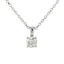 Diamond Pendant 0.41ct H SI2 set in 18k white gold