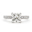 Princess Cut Solitaire Diamond Ring 2ct I VS2 WGI 18K Yellow And White Gold